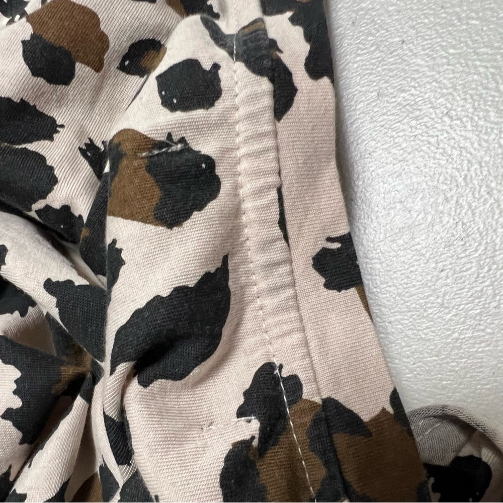 BRUNETTE THE LABEL Leopard Tee Dress Tan - Picture 7 of 11
